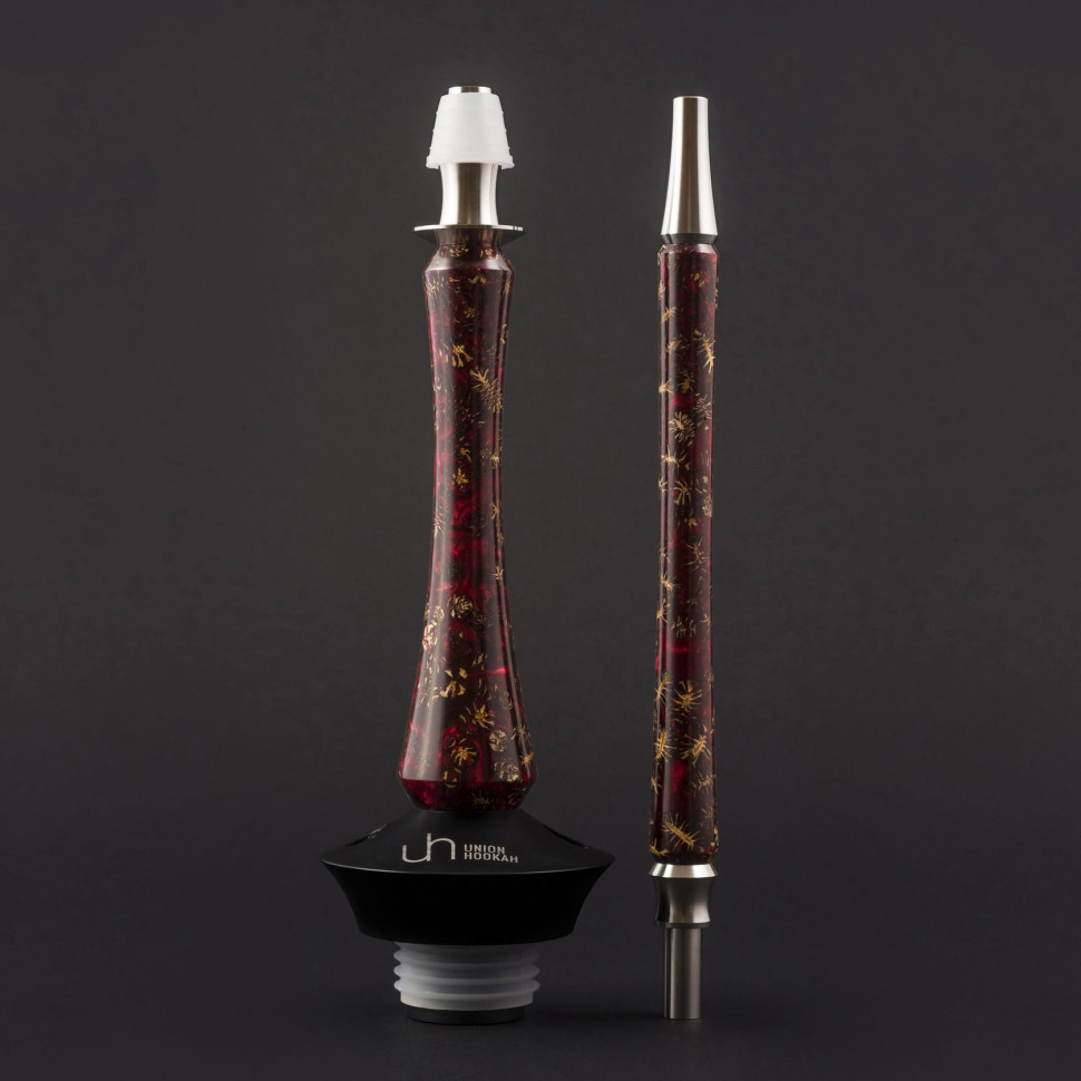 Кальян Union Hookah Акрил с шишками - Красный