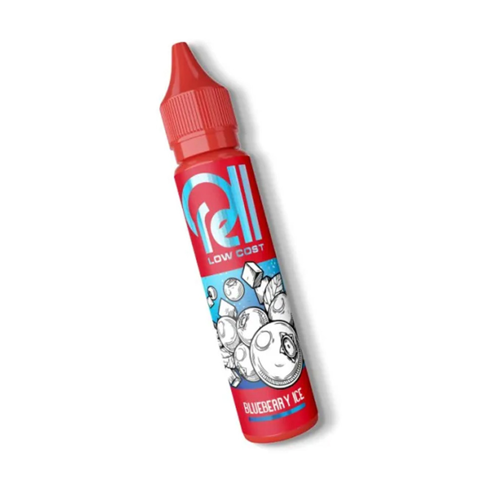 Жидкость SALT Rell Red Low Cost 30мл 20мг - Blueberry Ice (Черника лёд)