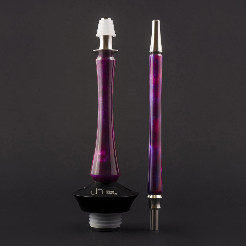 Кальян Union Hookah Акрил - Фиолетово/красный