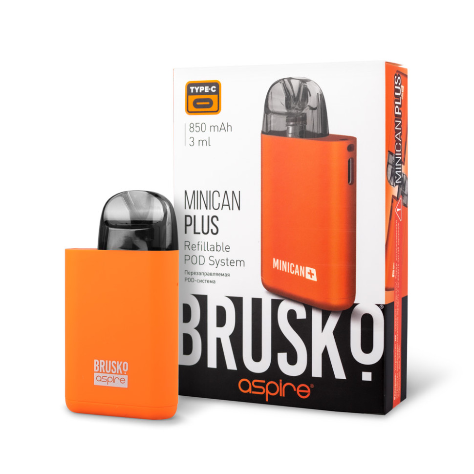 POD-система Brusko Minican Plus - Оранжевый