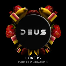(МТ) Deus 100гр Love Is - Клубнично-банановая жвачка