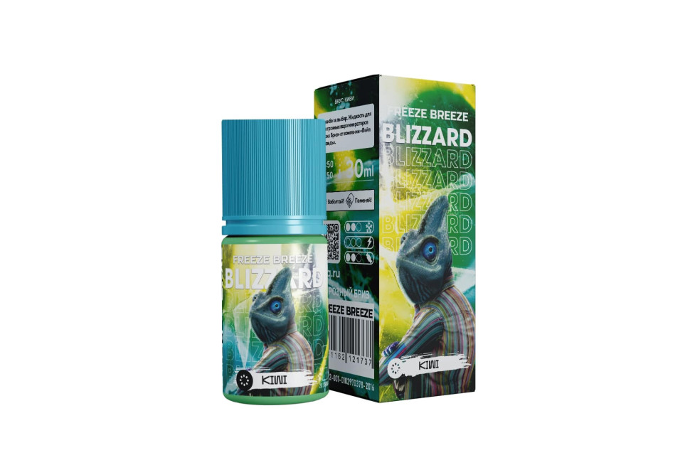 Жидкость SALT Freeze Breeze Blizzard 30мл 20мг - Kiwi (Киви)