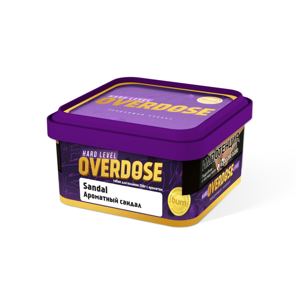 (МТ) Overdose 200гр Sandal - Ароматный сандал