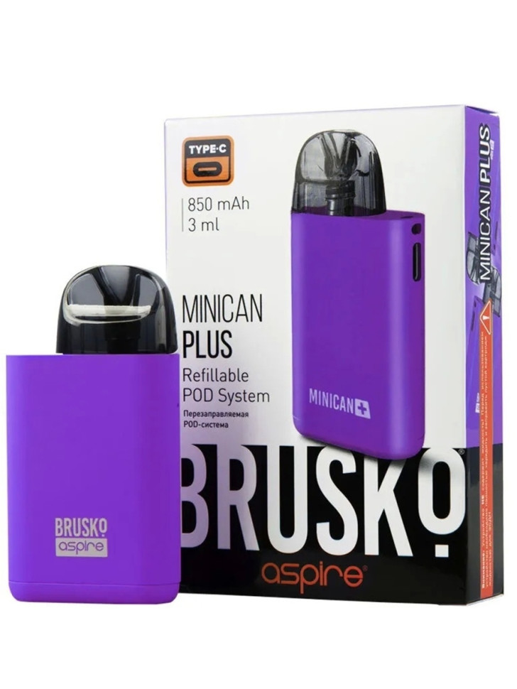 POD-система Brusko Minican Plus - Фиолетовый