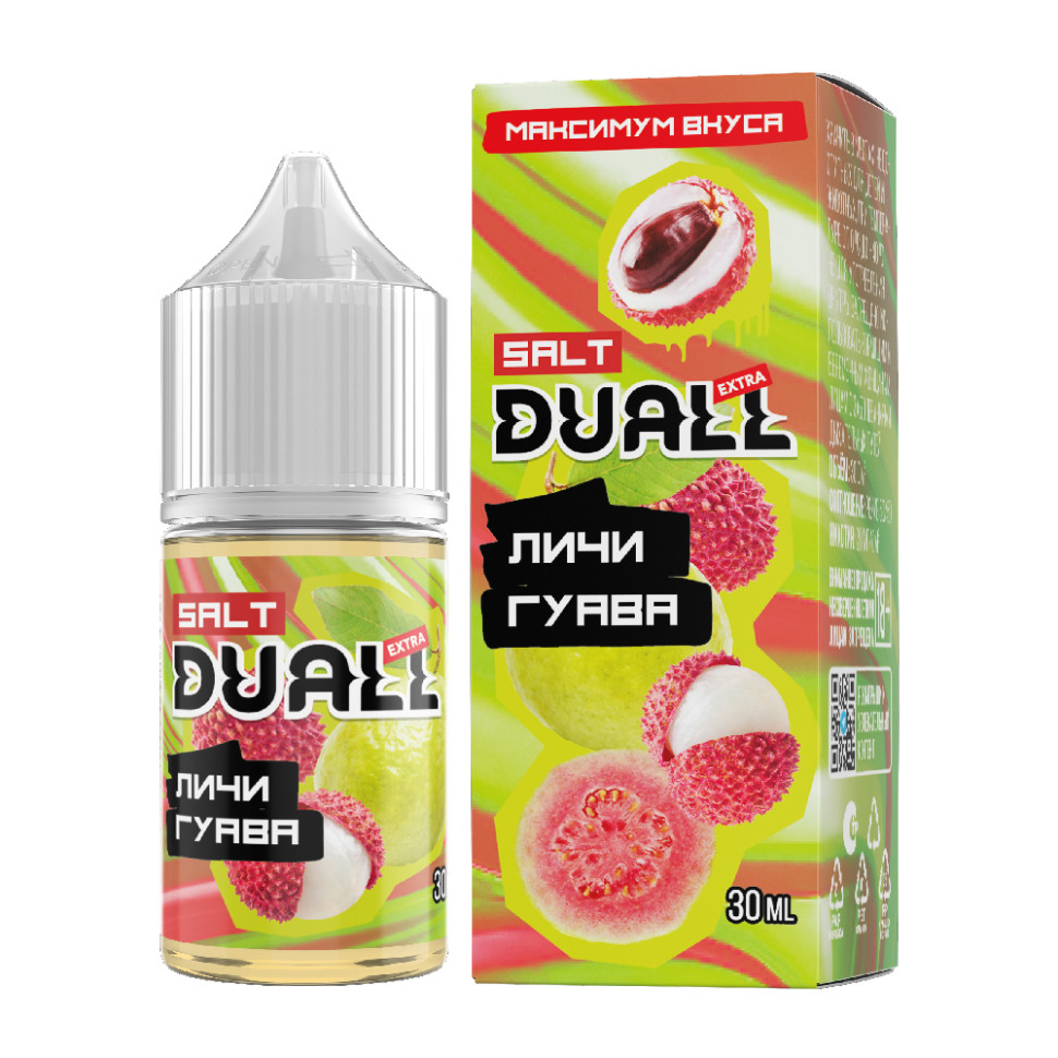 Жидкость SALT Duall EXTRA 30ml 20mg hard - Личи гуава
