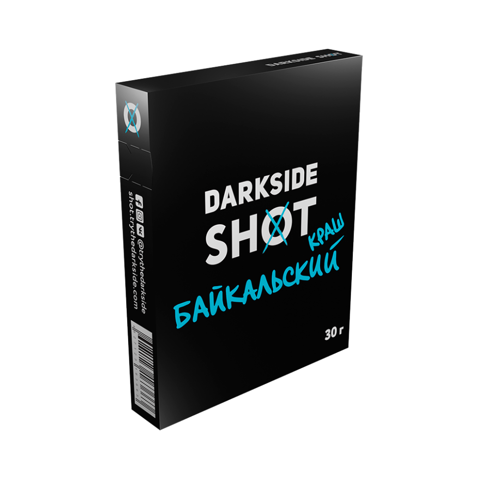 (МТ) Darkside SHOT 30гр Байкальский краш (Фисташка, Мята, Мороженное)