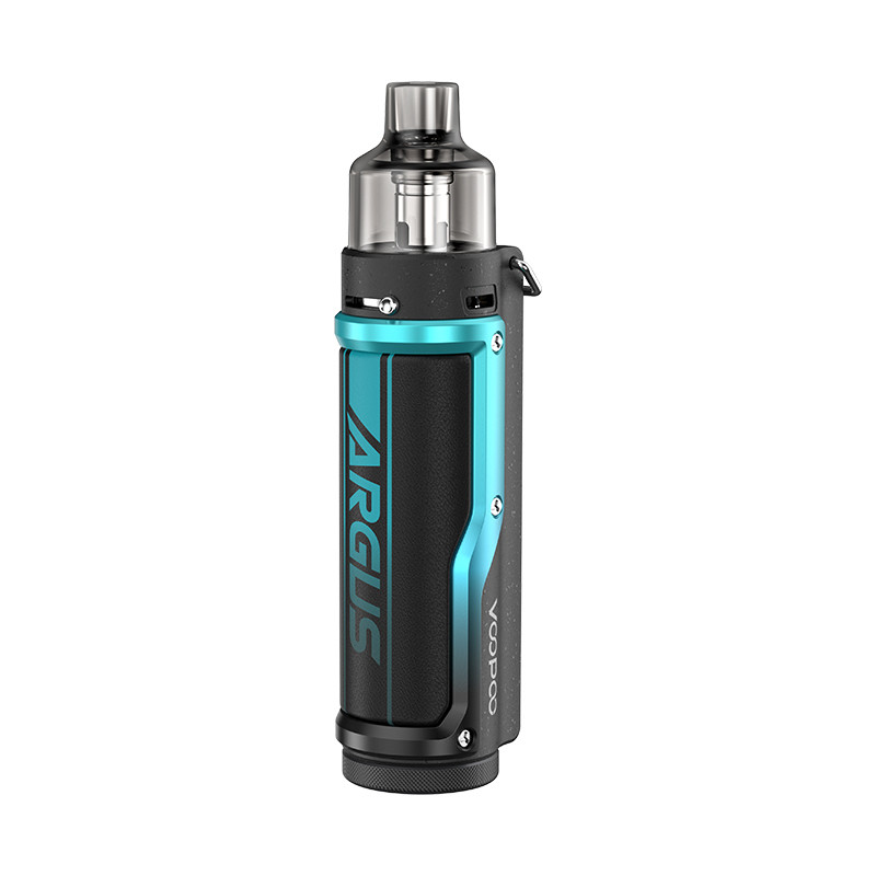 POD-система Voopoo Argus Litchi Leather & Black Blue - Бирюзовый
