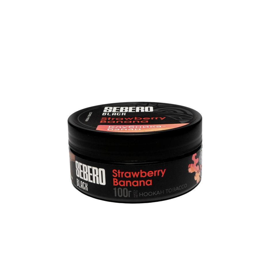 Sebero Black 100гр Strawberry-banana - Банан Клубника