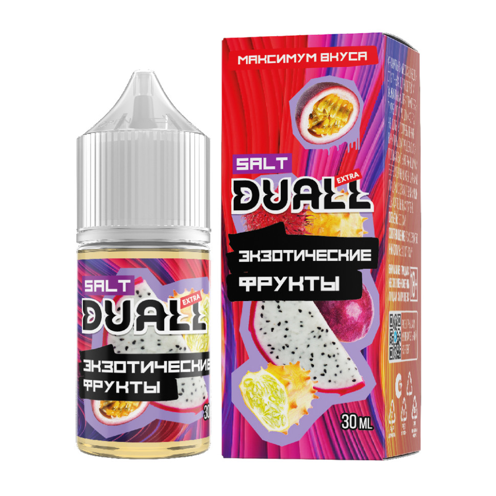 Жидкость SALT Duall EXTRA 30ml 20mg hard - Экзотические фрукты
