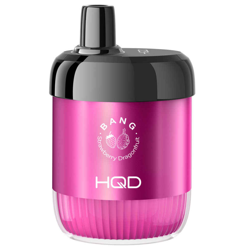 Эл. сигарета HQD BANG (3600) Strawberry Dragonfruit - Клубника Драконий фрукт