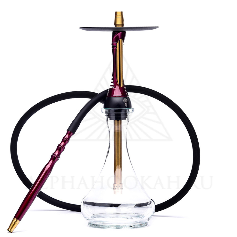 Кальян Alpha Hookah Model S – Red Candy (красный лак)
