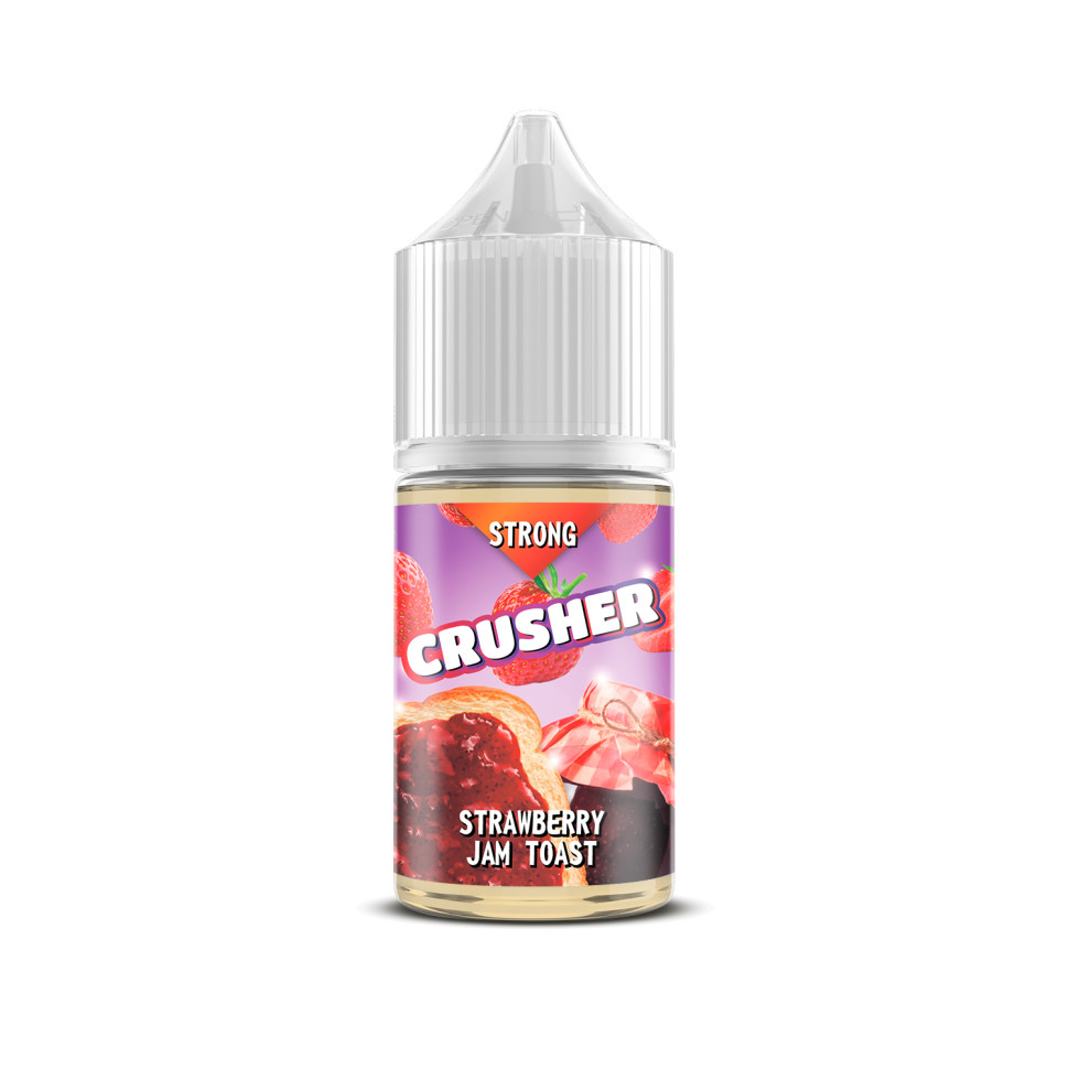 Жидкость SALT Crusher 30мл 20мг STRONG - Strawberry Jam Toast