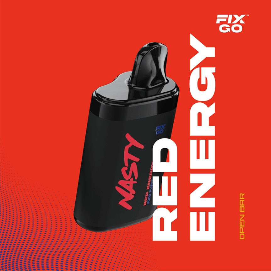 Эл. сигарета Nasty Fix (3000) Red Energy - Энергетик