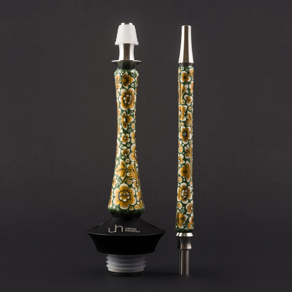 Кальян Union Hookah Хохлома HD - Кудрина на зеленом