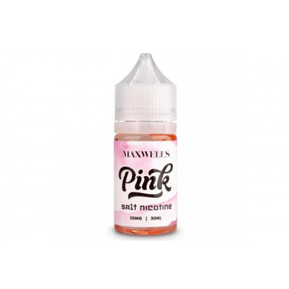 Жидкость SALT Maxwells 30мл 20мг Hybrid - Pink (Освежающий вкус малинового лимонада )