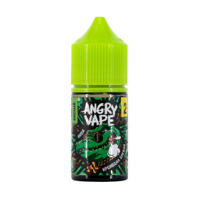 Жидкость SALT Angry Vape 30мл 20мг (Sour) - Крокодил Бревно (киви)