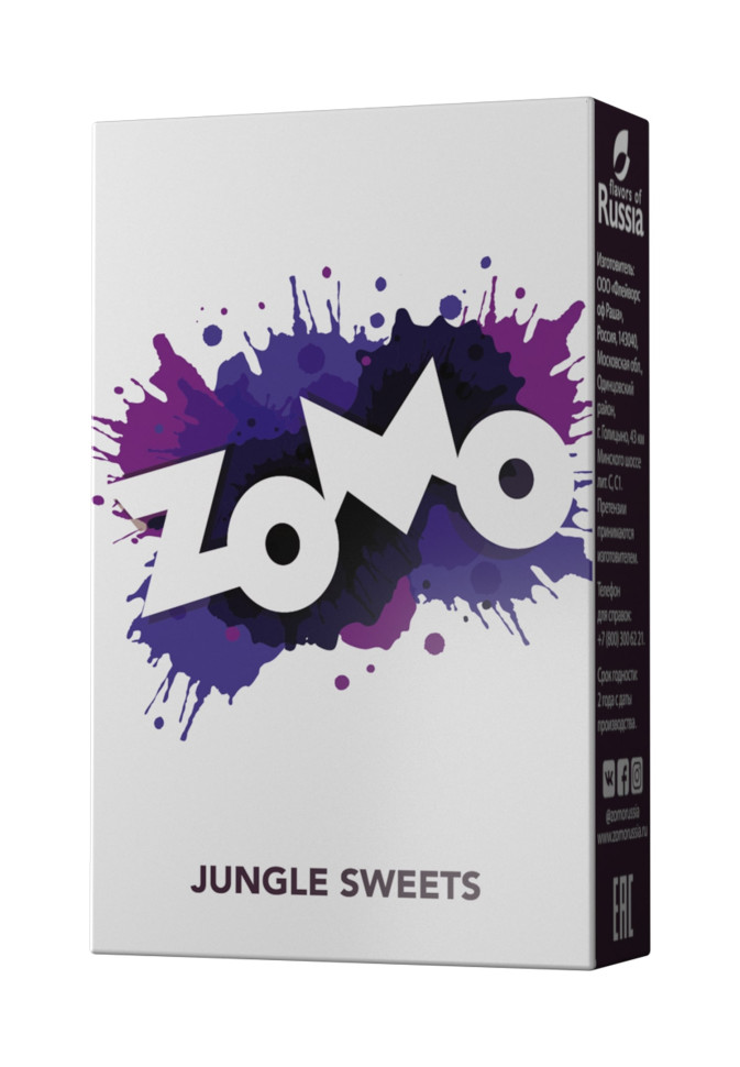 (МТ) Zomo 50гр Jungle Sweets - Асаи с ванилью