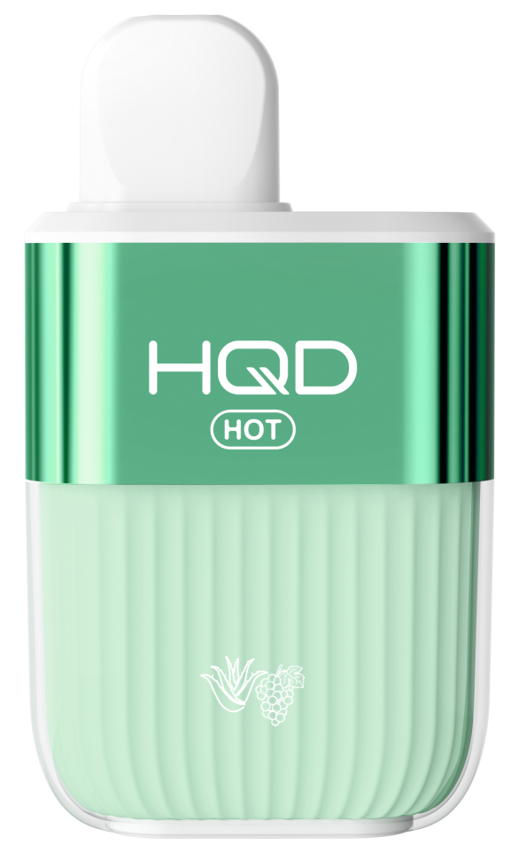 Эл. сигарета HQD HOT (5000) Grape Aloe - Виноград Алоэ