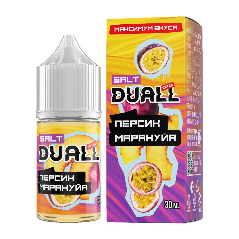 Жидкость SALT Duall EXTRA 30ml 20mg hard - Персик маракуйя