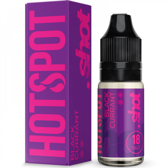 Жидкость SALT HOTSPOT Shot 10мл 18мг - Black currant (Черная смородина)