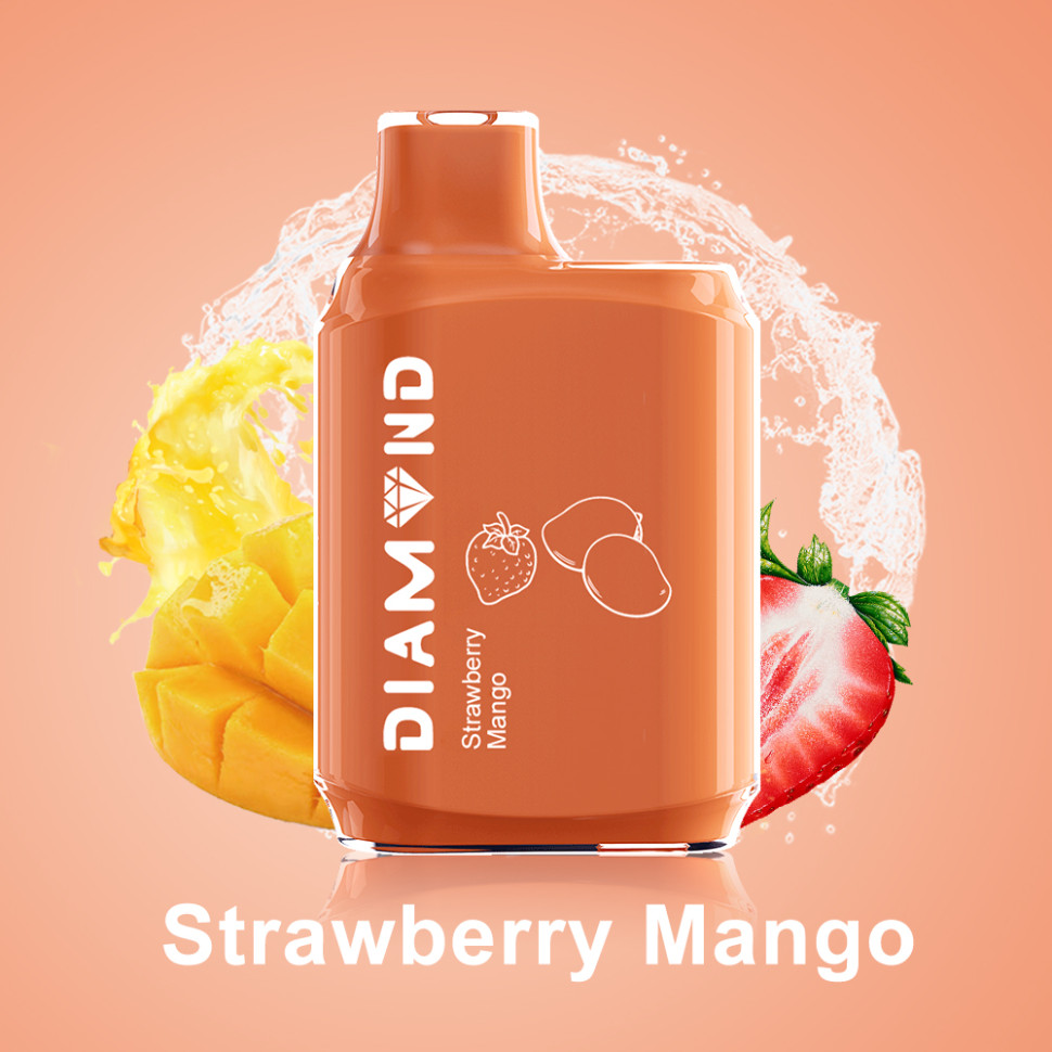 Эл. сигарета Mosmo Diamond (4000) Strawberry Mango - Клубника Манго
