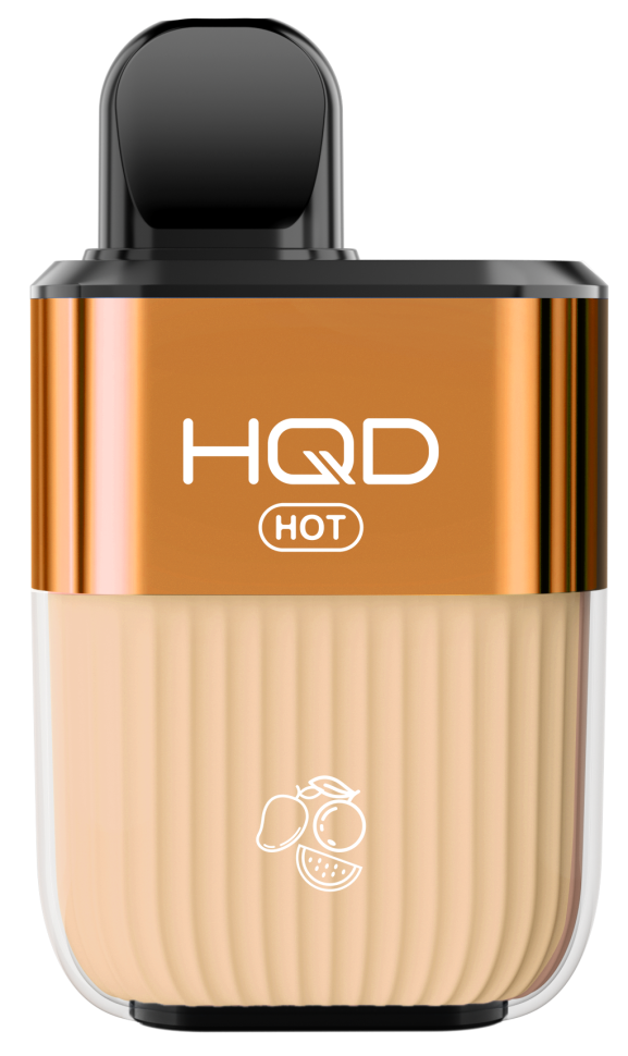 Эл. сигарета HQD HOT (5000) Mango Orange Watermelon - Манго Апельсин Арбуз
