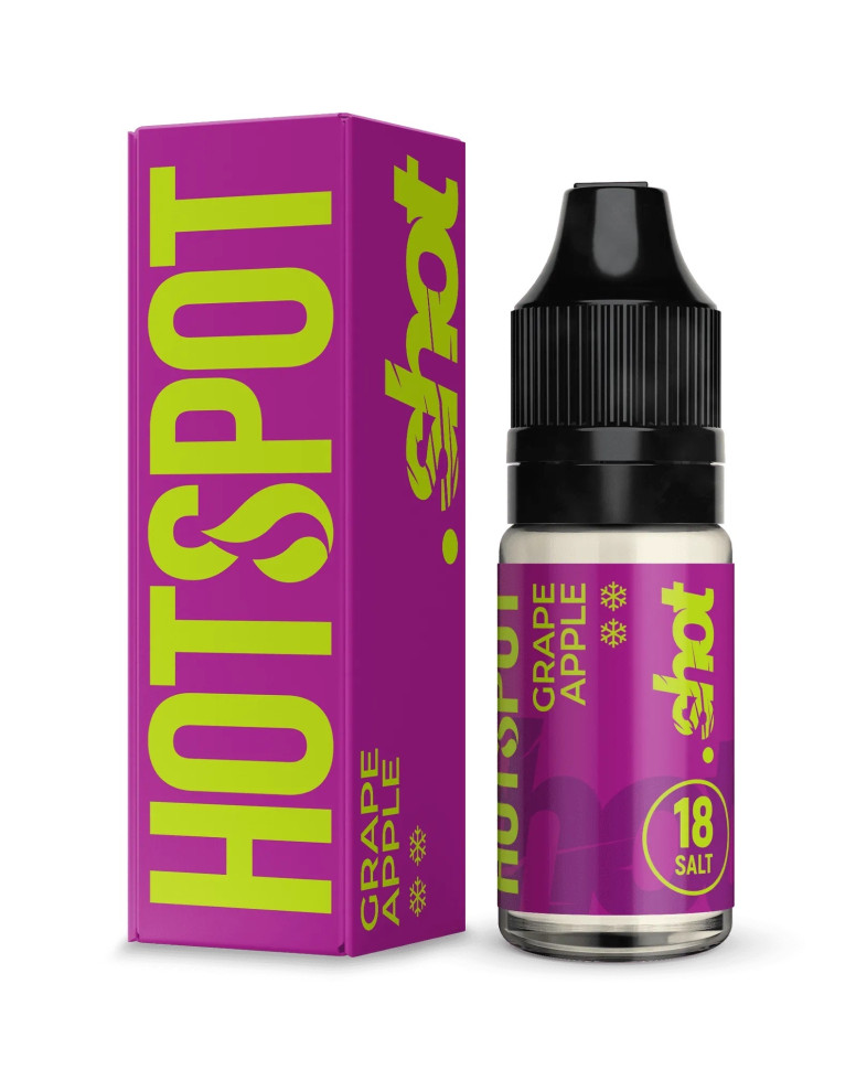 Жидкость SALT HOTSPOT Shot 10мл 18мг - Grape-apple (Виноград-яблоко)