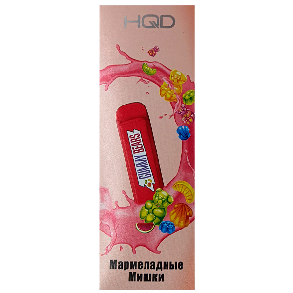 Эл. сигарета HQD Mega (1800) - Мишки Гамми