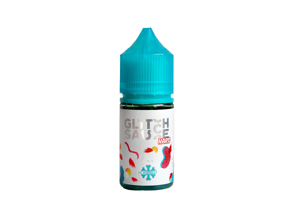 Жидкость SALT Glitch Sauce Iced Out 30мл 20мг STRONG Low Kick - Леденая питайя с ванилью