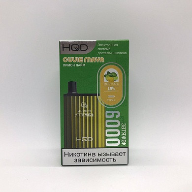 Эл. сигарета HQD Cuvie Maya (6000) Lemon Lime - Лимон Лайм