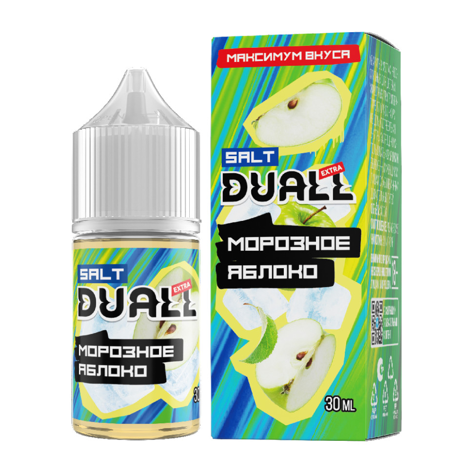 Жидкость SALT Duall EXTRA 30ml 20mg - Морозное яблоко