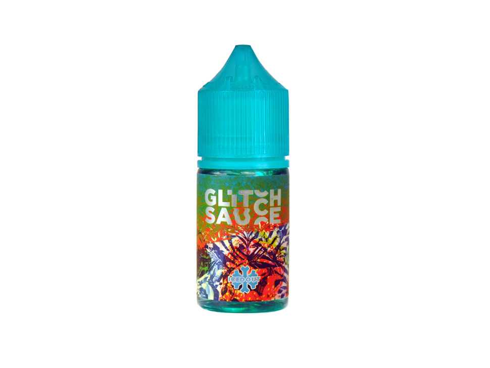 Жидкость SALT Glitch Sauce Iced Out 30мл 20мг STRONG Ratatouille - Смузи из арбуза и клубники