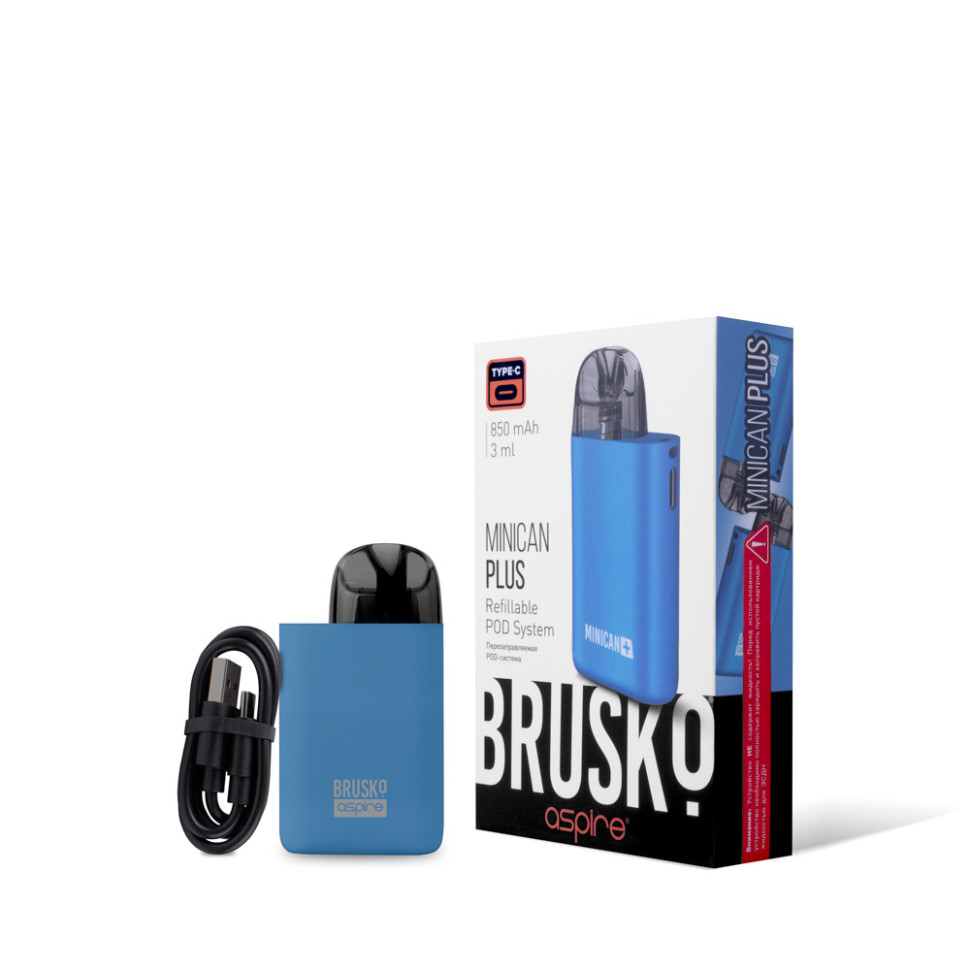 POD-система Brusko Minican Plus Gloss - Синий