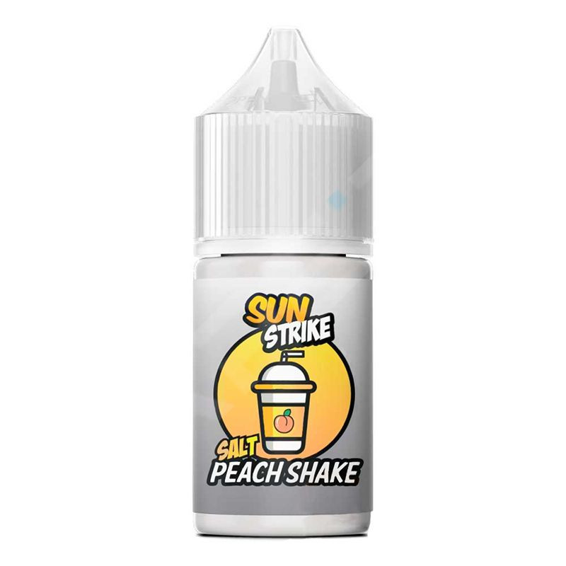 Жидкость SALT Sun Strike 30мл 20мг STRONG Peach Shake - Холодный персиковый шейк с манго и медовыми
