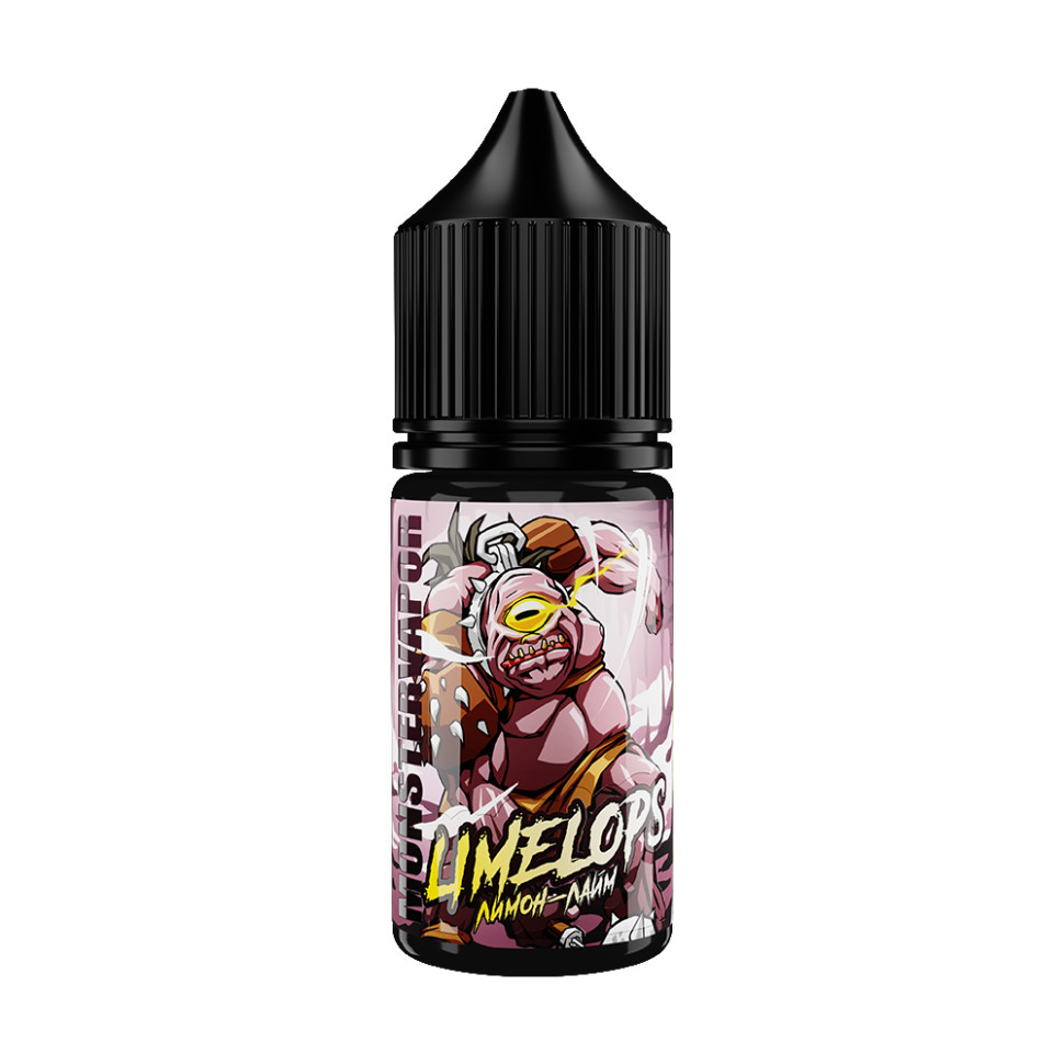 Жидкость SALT Monstervapor 30мл 20мг STRONG - LIMELOPS (Лимон с лаймом)