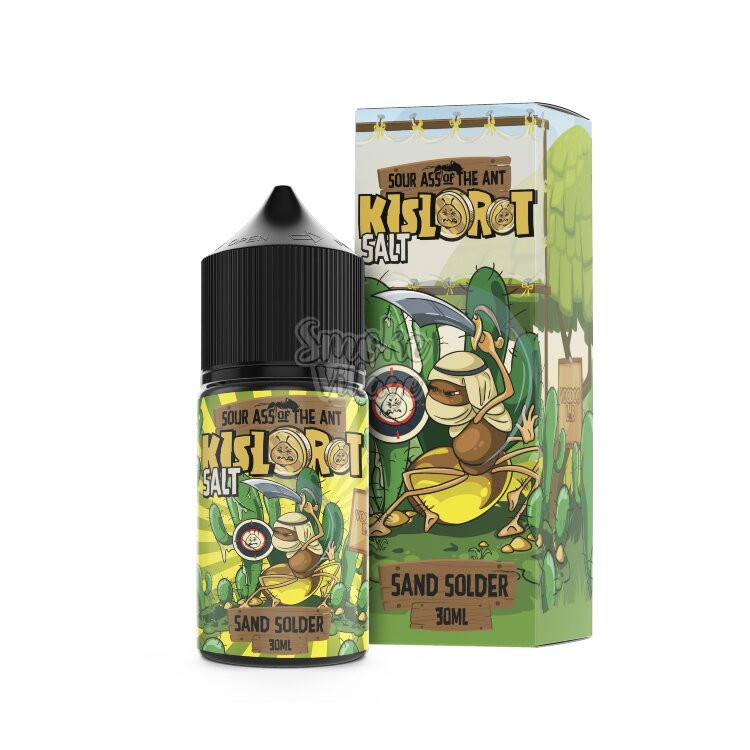 Жидкость SALT Kislorot 30мл 20мг STRONG - SAND SOLDER (Кактус, кислинка)