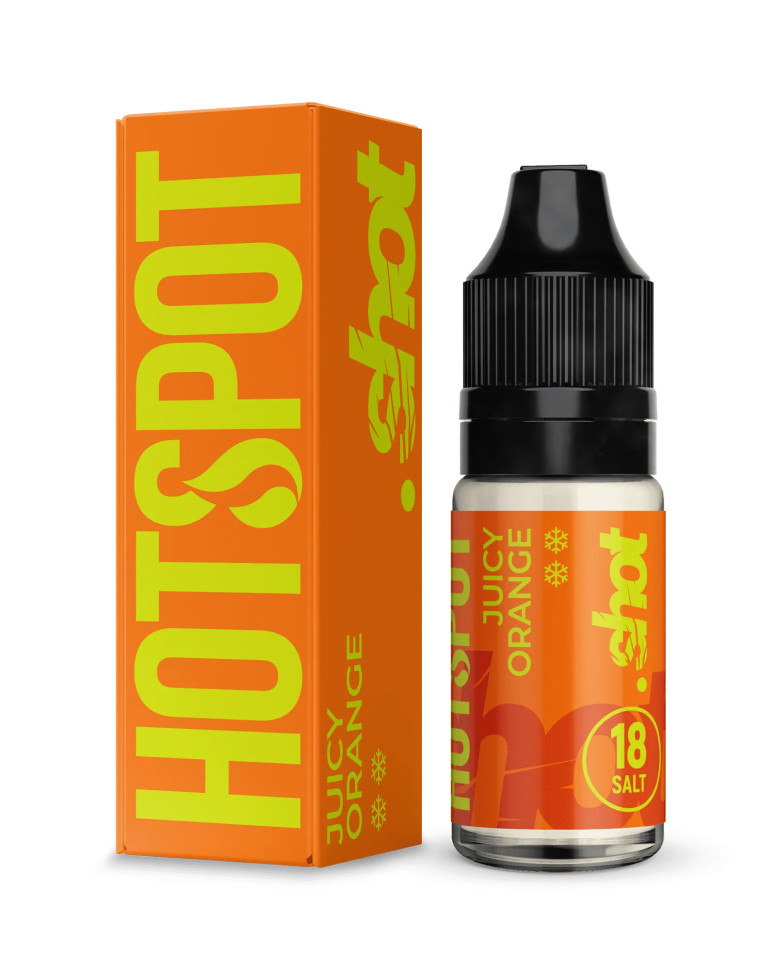 Жидкость SALT HOTSPOT Shot 10мл 20мг STRONG - Juice orange (Апельсиновый сок)