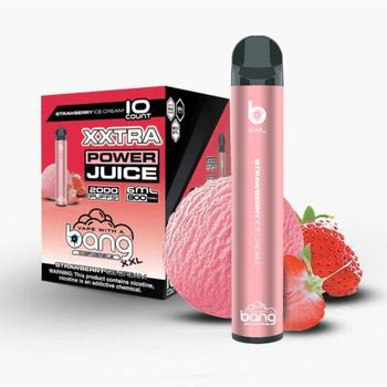 Эл. сигарета Bang XXL (2000) Strawberry ice cream - Клубничное мороженное