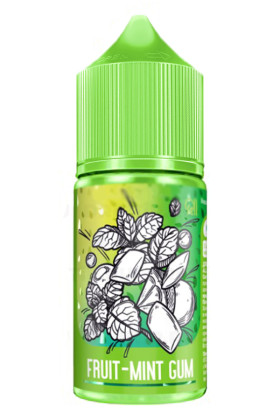 Жидкость SALT Rell Green 30мл 20мг - Fruit-Mint Gum (Фруктово-мятная жвачка)