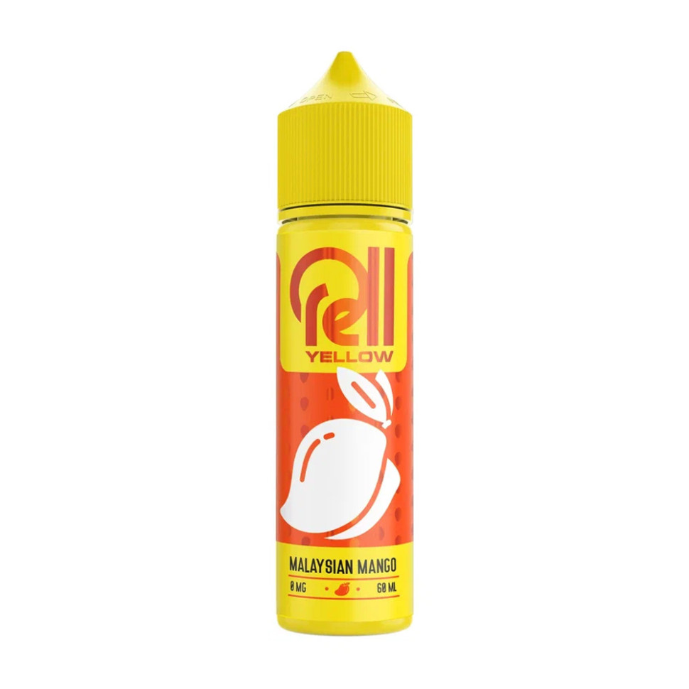 Жидкость RELL Yellow 60мл 0мг - Malaysian Mango (Манго с кулером)