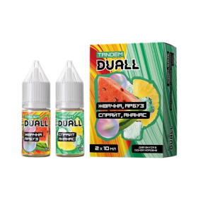 Жидкость SALT Duall Tandem 20mg 2 по 10 мл - Спрайт, ананас. Жвачка, арбуз.