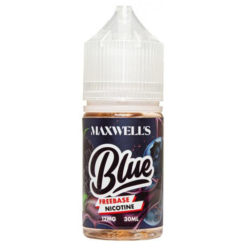 Жидкость Maxwells Freebase 30 мл 12 мг - Blue (Холодный лимонад с черникой, ежевикой и голубикой)