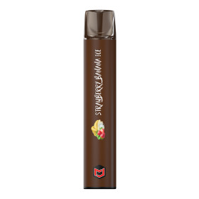 Эл. сигарета Jomo W4 (1600) Strawberry banana ice - Клубника банан со льдом