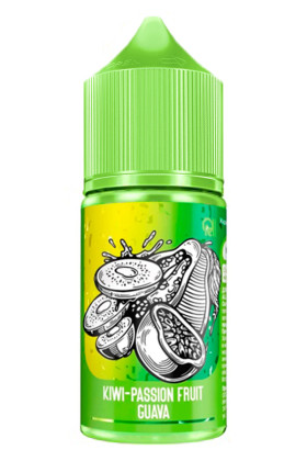 Жидкость SALT Rell Green 30мл 20мг - Kiwi-Passion Fruit Guava (Киви, маракуйя, гуава)