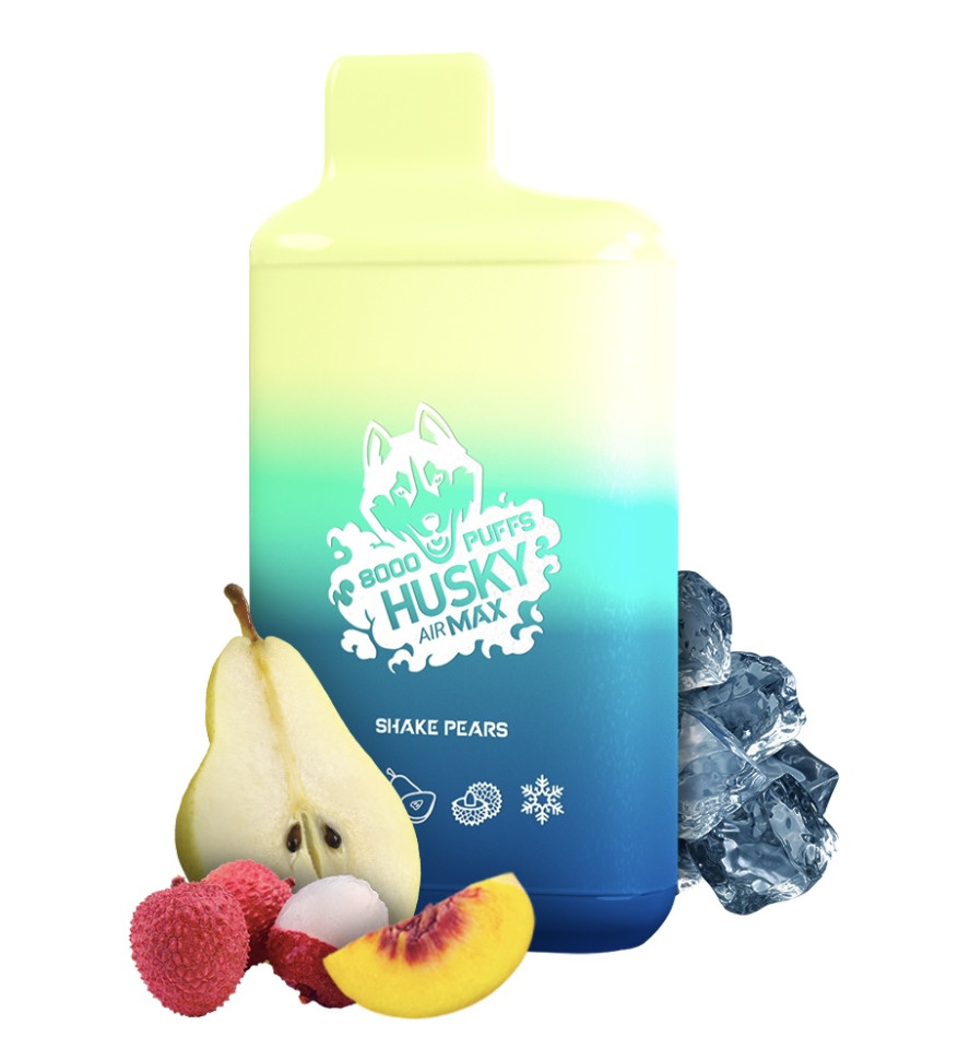 Эл. сигарета Husky (8000) - Shake pears (груша,персик,личи,холодок)