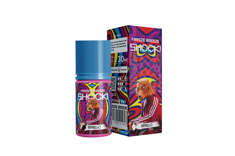 Жидкость SALT Freeze Breeze Shock 30мл 20мг STRONG - Mango (Манго)