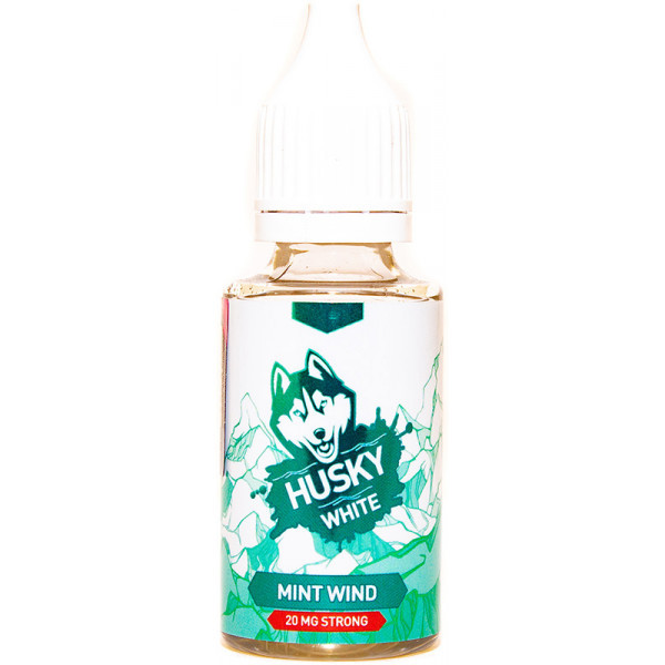 Жидкость SALT Husky White 30мл 20мг Strong - Mint Wind (мятная жвачка)
