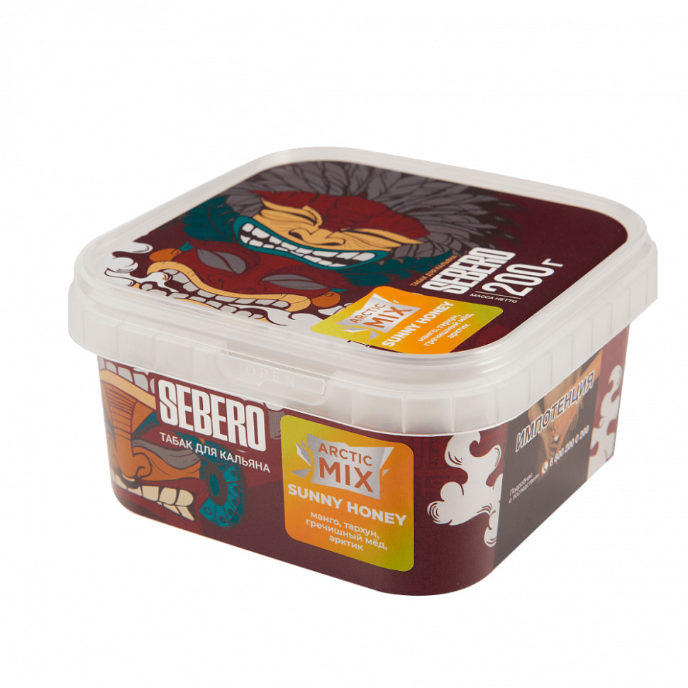 Sebero Arctic Mix 200гр Sunny Honey - Манго, Тархун, Гречишный мед, Арктик