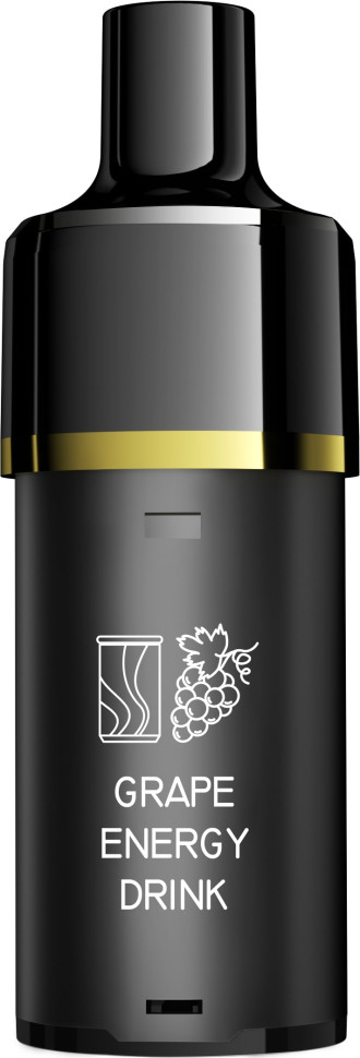 Картридж для HQD LUX Grape Energy Drink - Энергетик виноград