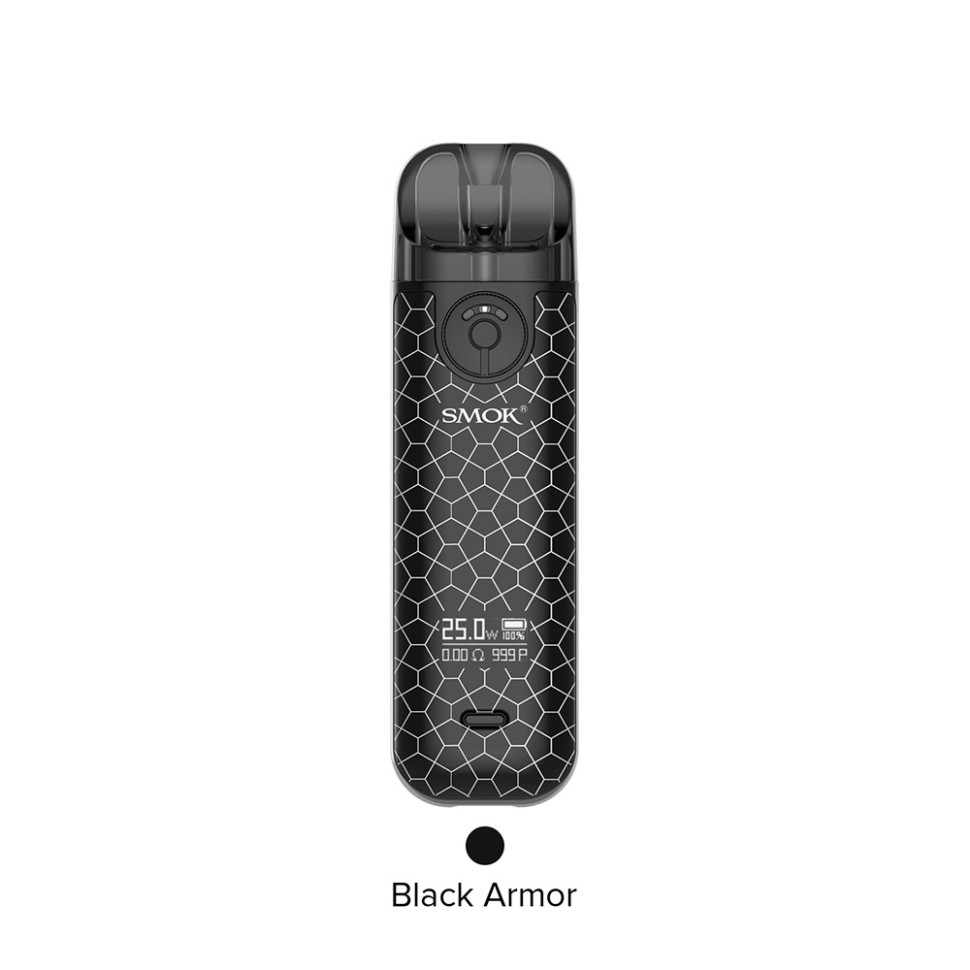 POD-система SMOK Novo 4 Pod Kit Black Armor - Черная броня